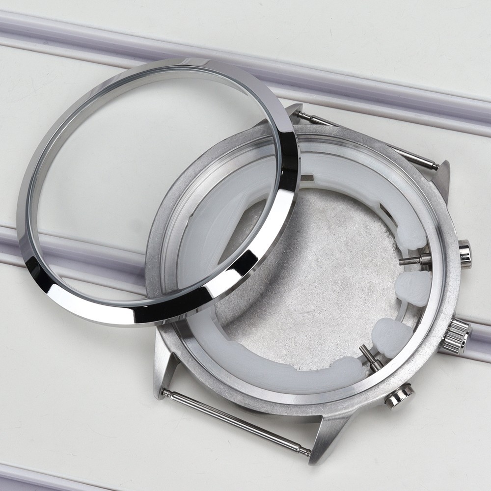 46.8mm Watch Case Stainless 100 Waterproof For Seiko VD53 Movement High quality