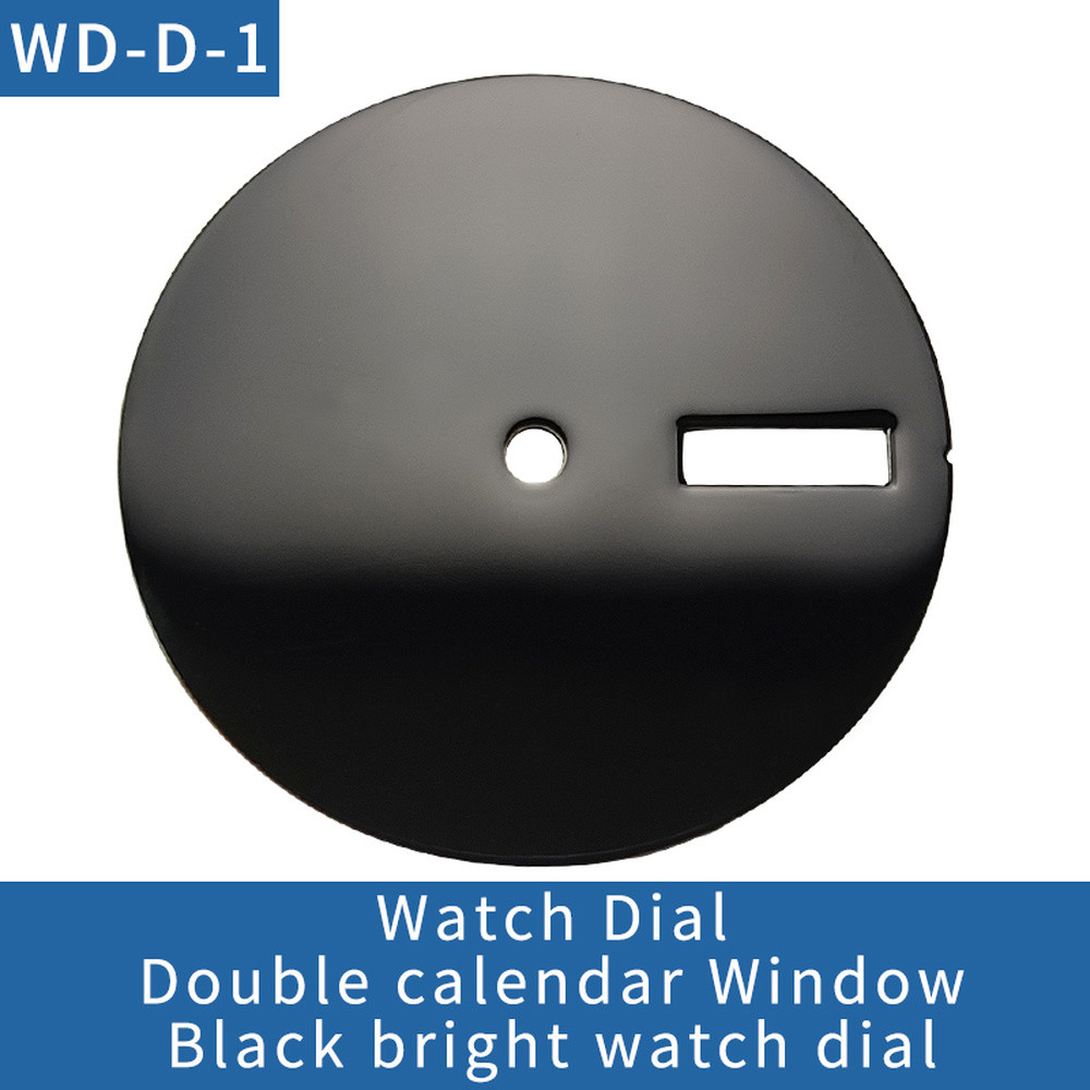 Watch Dial Dual Calendar 28.5mm For Skx007 Skx009 SPRD Fit Movement NH35 NH36