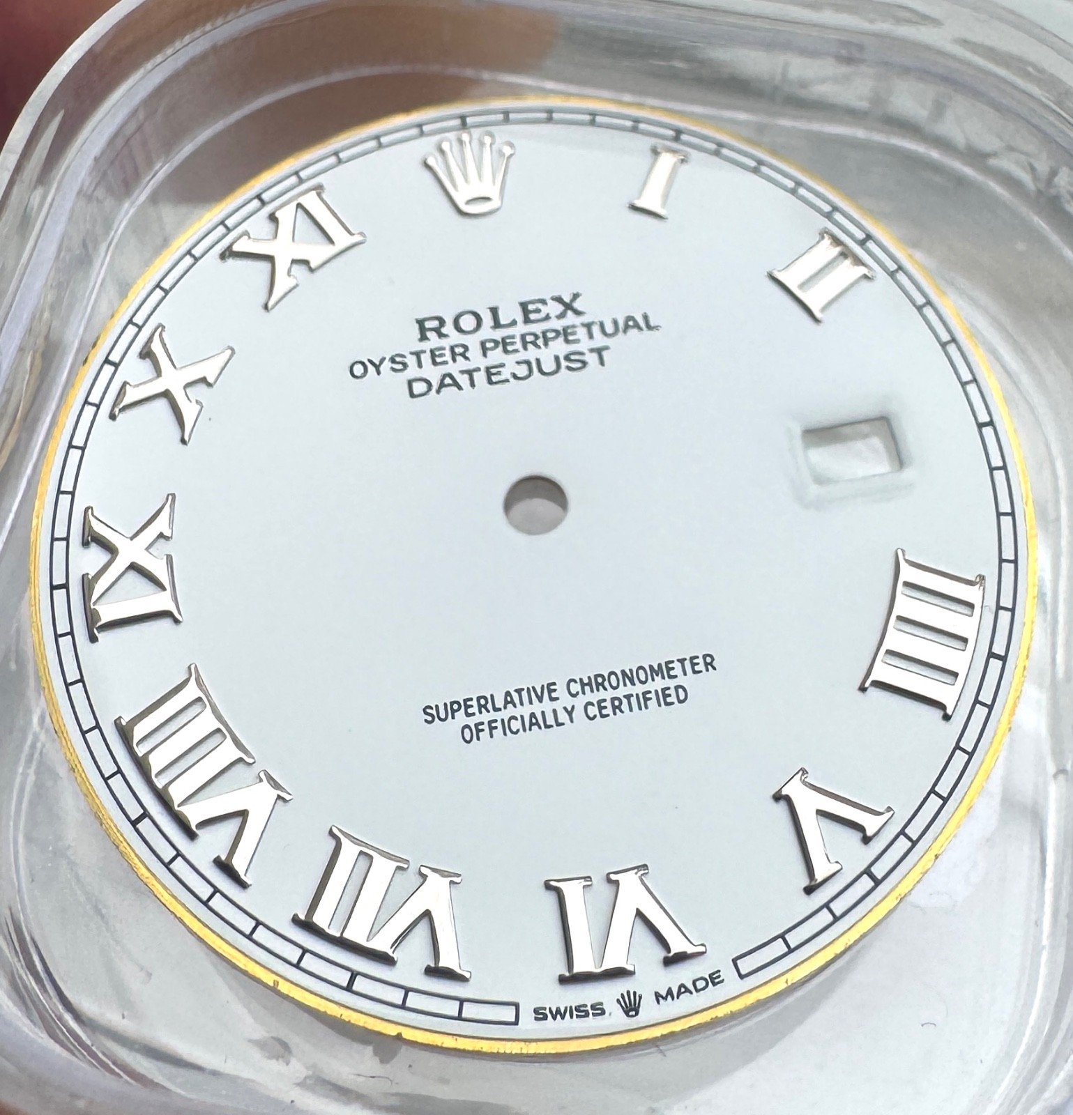 Rolex Datejust II Dial 30.7mm 126300 126334 White Roman Numerals