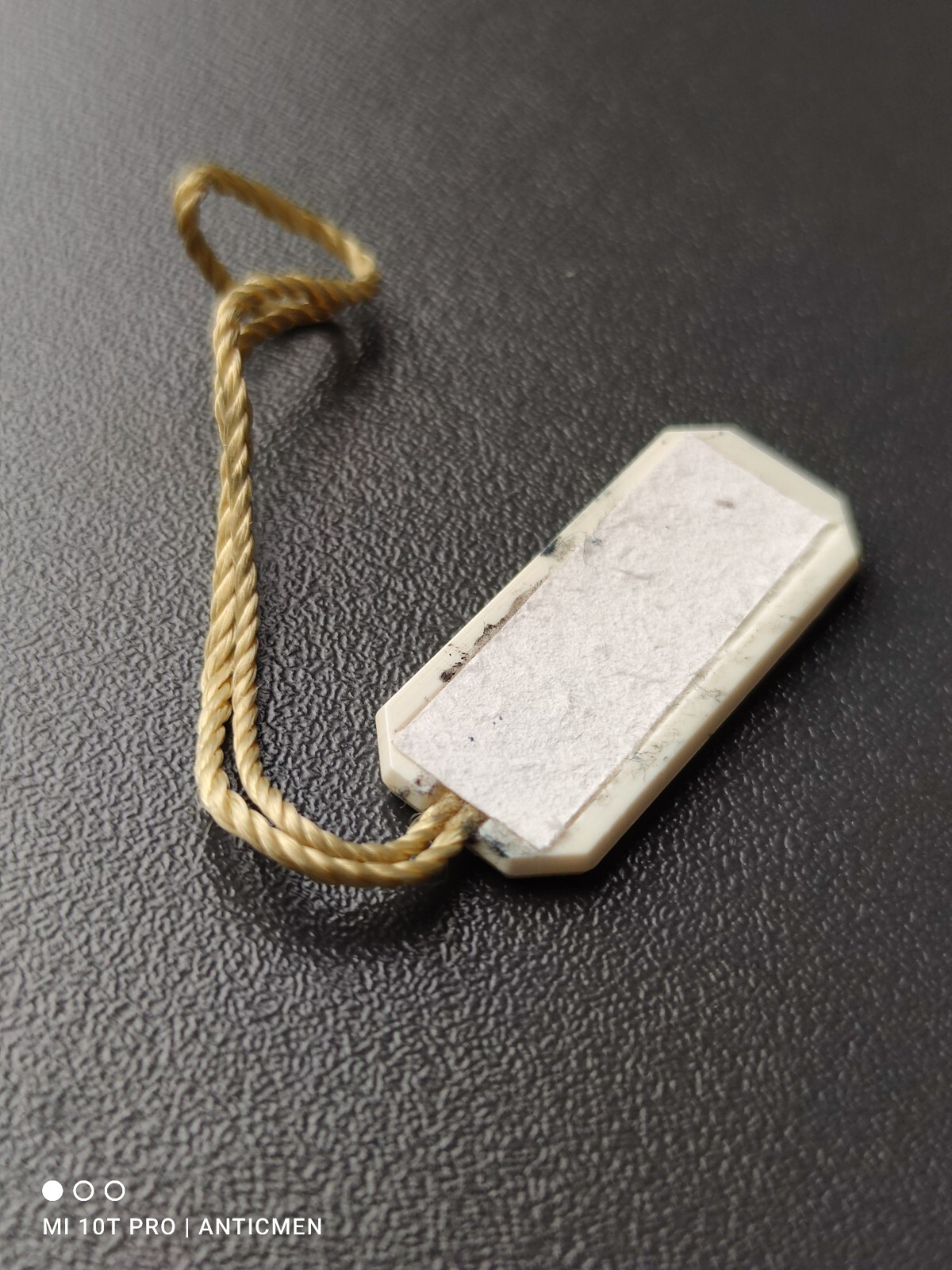 Classic White Patek Philippe Genuine Hangtag. Nice hang tag / label.