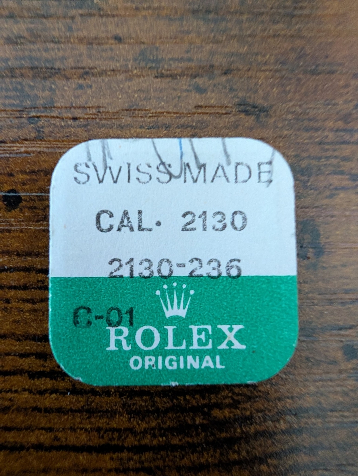 ROLEX- COVER MECHANISM – FACTORY SEALED-CAL 2130 PART 2130-236