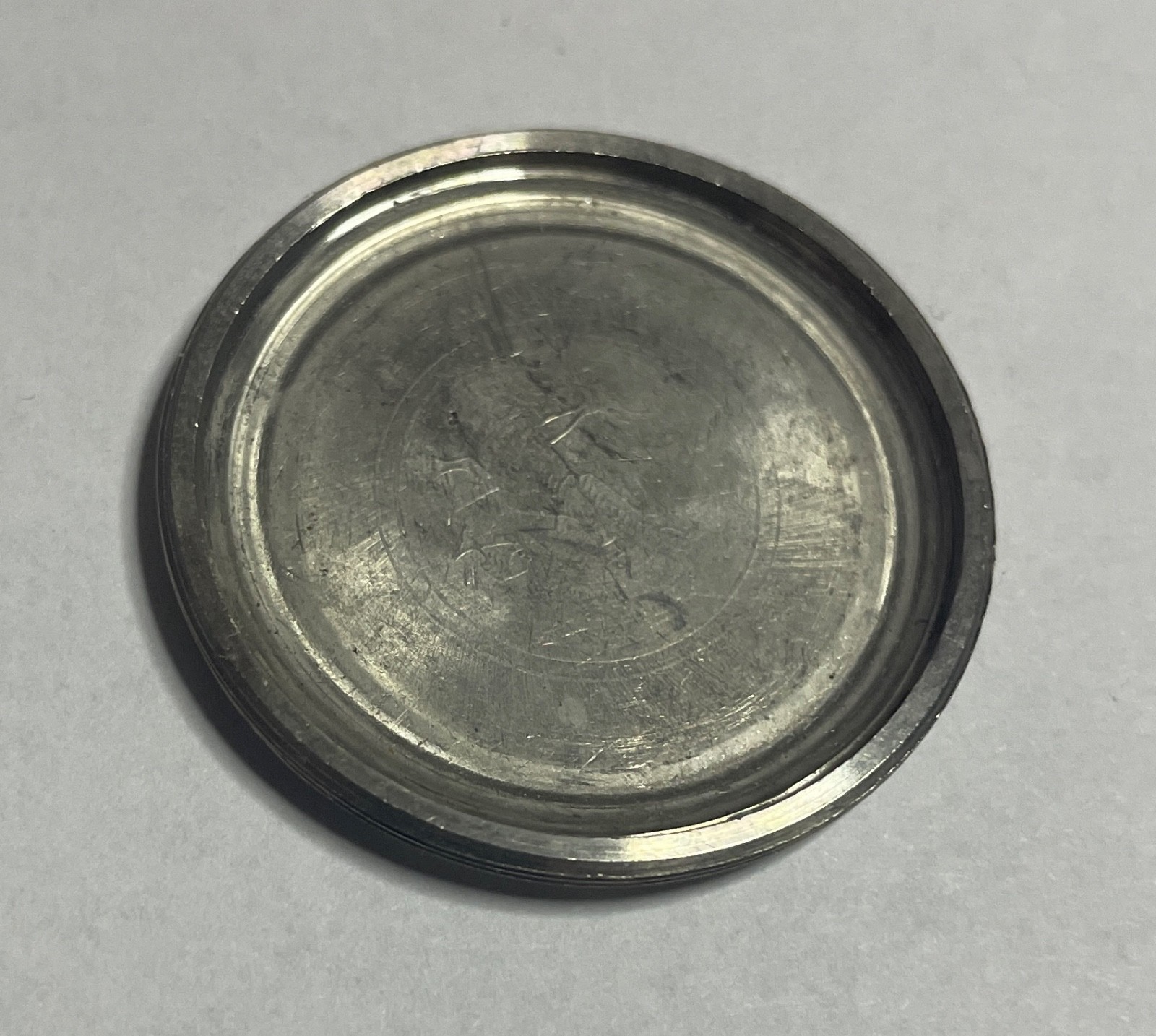 Vintage Scuba Diver Logo Stainless Steel Screw-On 32mm Watch Case Back