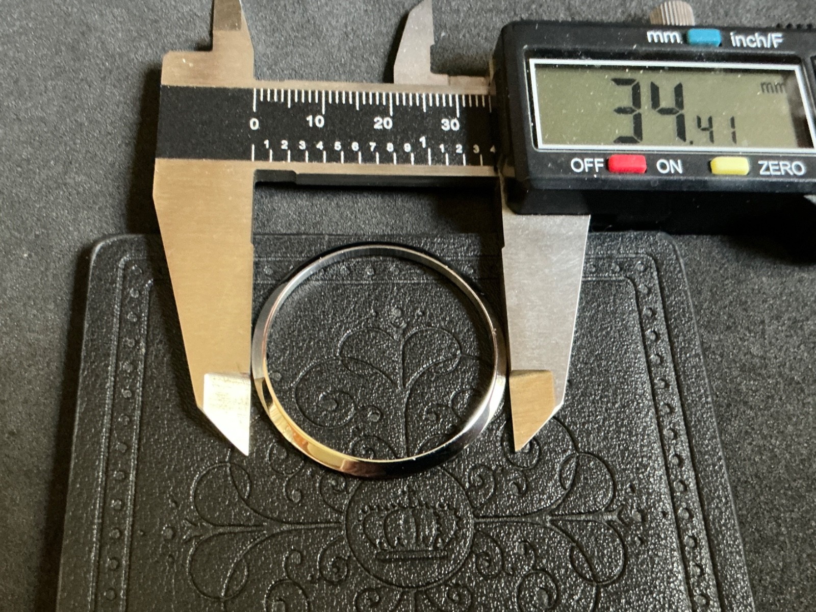 Authentic ROLEX 16200 Factory Stainles Steel Smooth Bezel For Rolex 16200 36MM
