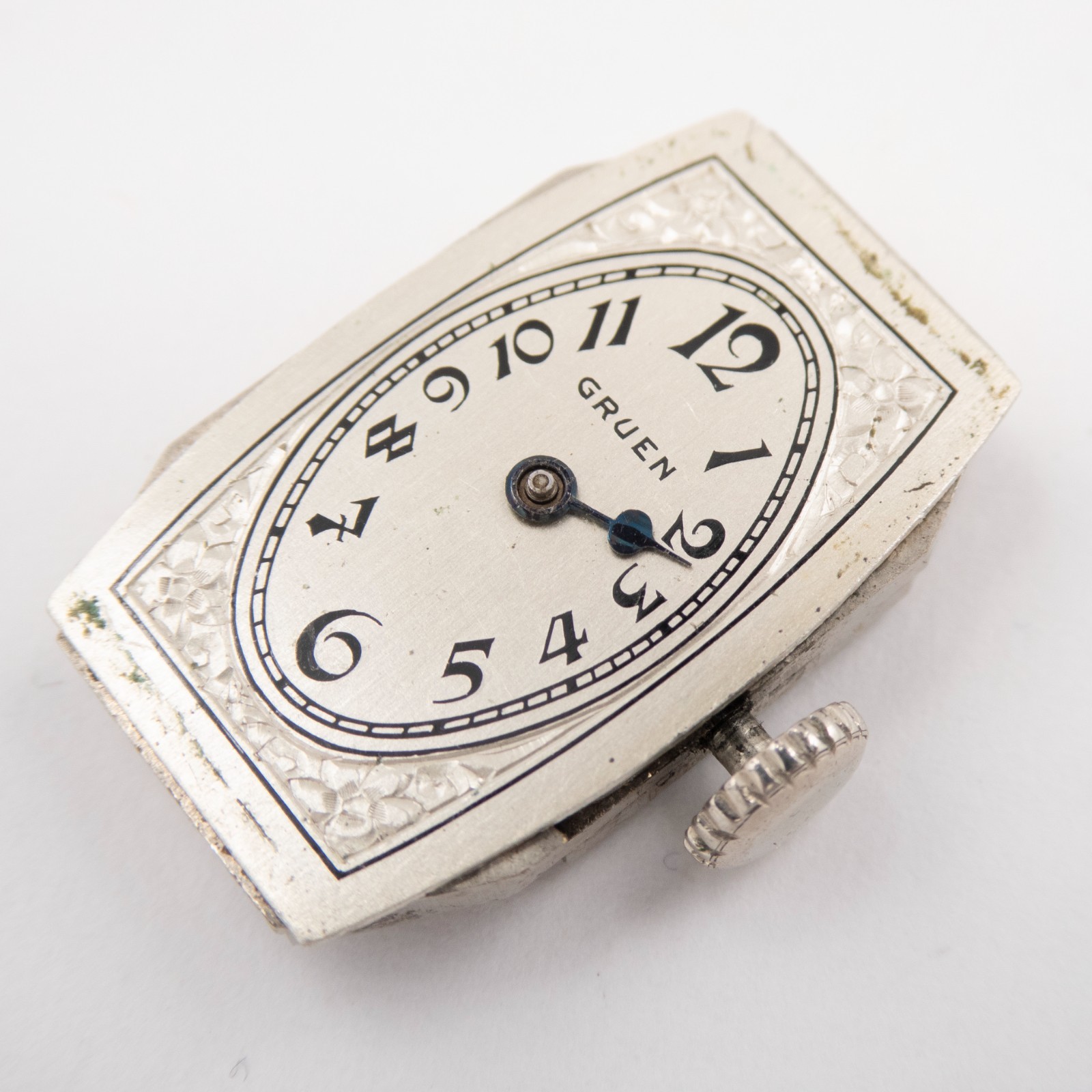 Vintage Gruen Caliber 153 15-Jewel Wristwatch Movement, Runs