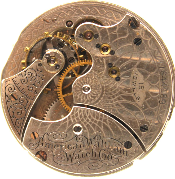 1902 WALTHAM POCKET WATCH MOVEMENT 11644089 GRADE: SEASIDE 6s 7j (OL3)