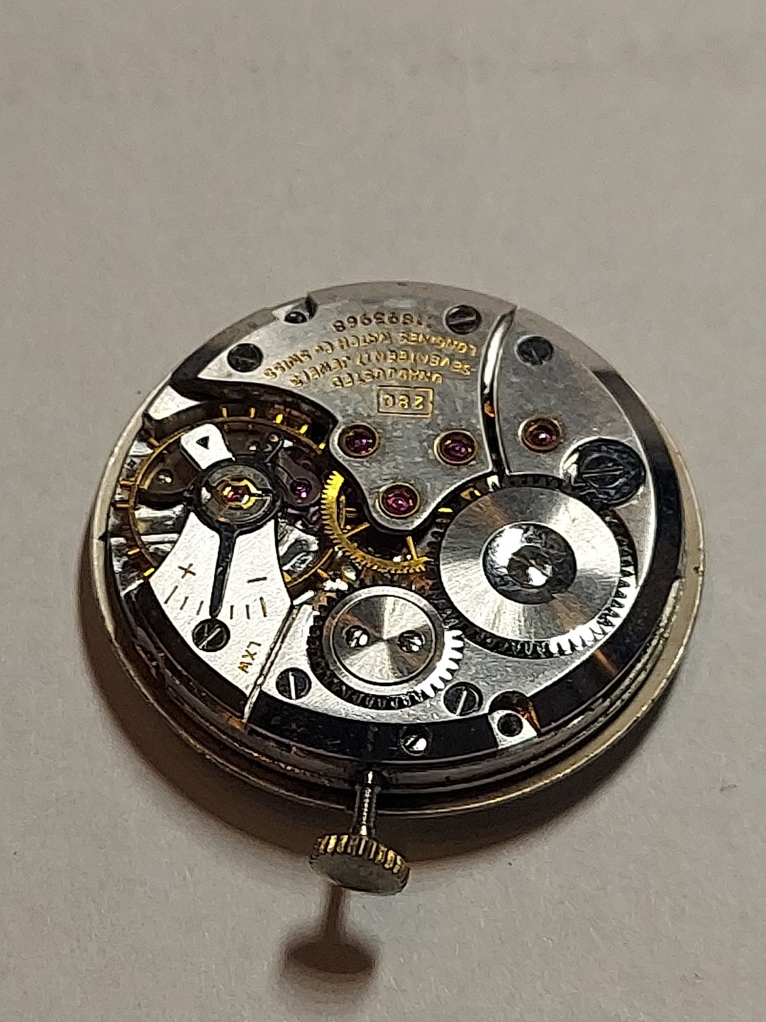 Longines Watch Movement Cal 280 Swiss Men’s 17 Jewels