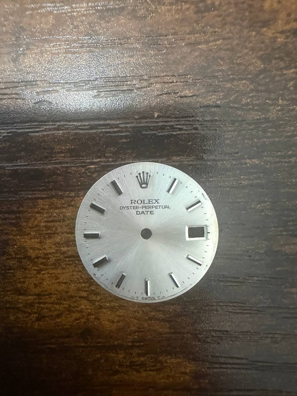 ROLEX LADIES OYSTER PERPETUAL DATE 6517 6516 6519SILVER STICK DIALGOOD CONDITION