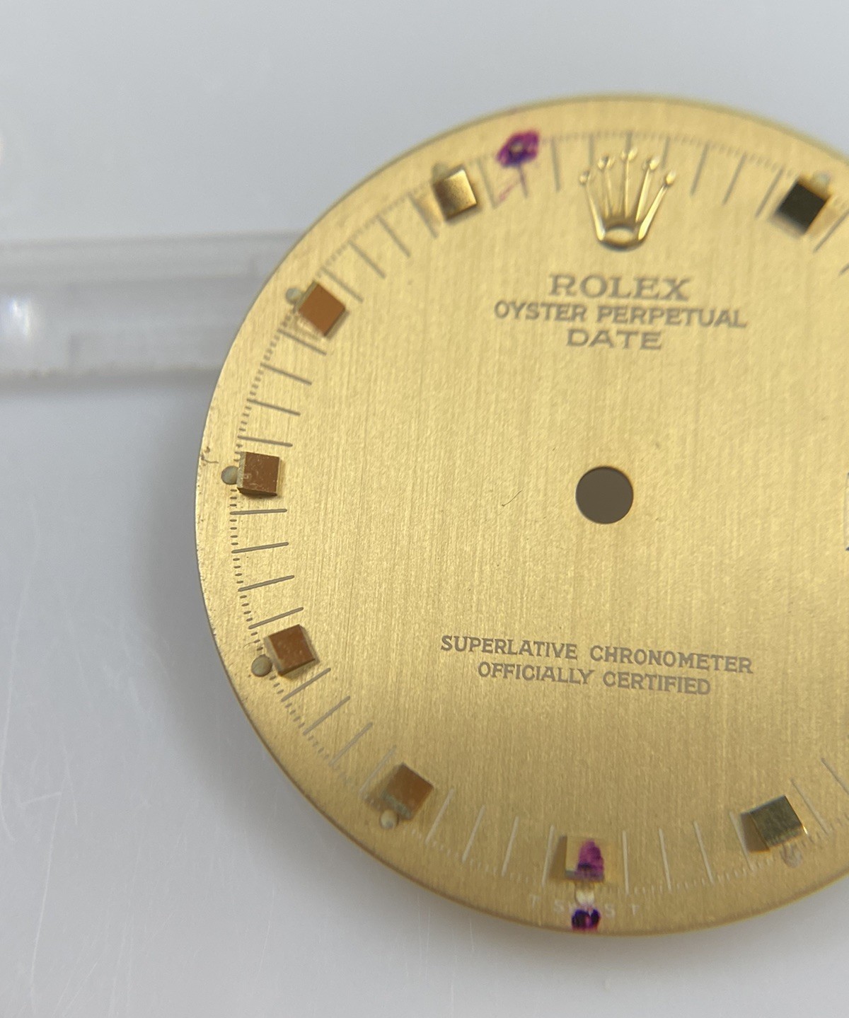 Genuine Rolex 34mm Datejust 1500 1501 1505 Cal 1560 1570 Champagne Gold Dial