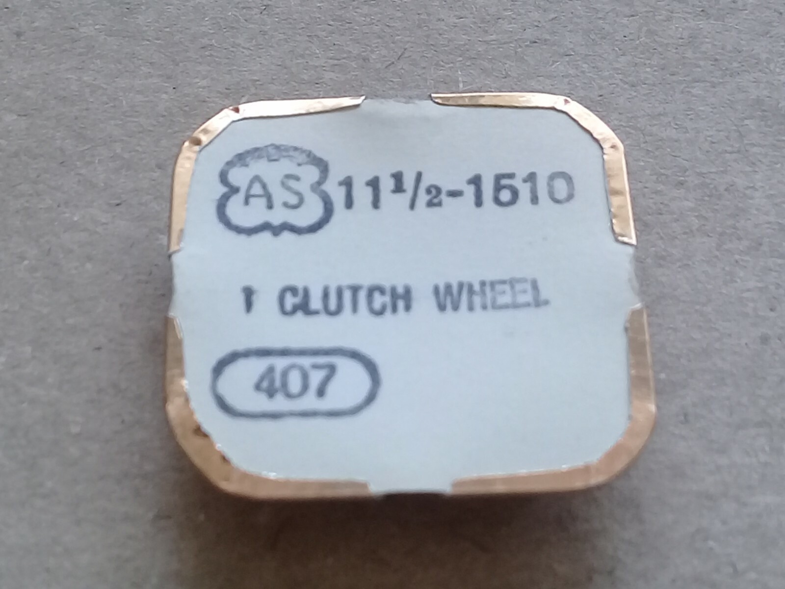 AS Cal. 1510 – Clutch Wheel – Part 407. 11.5”’ (TC915)