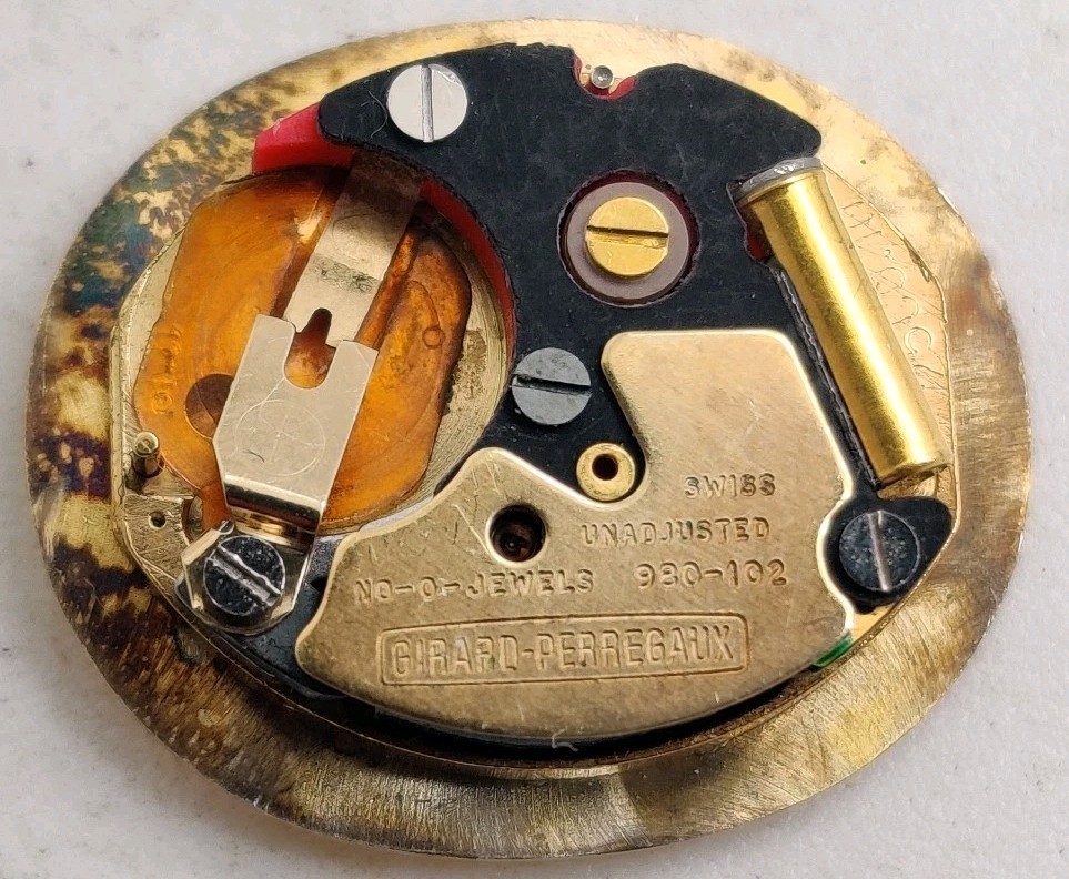 Girard Perregaux 980-102 Bulova Accutron 2500.10 Quartz watch movement Works