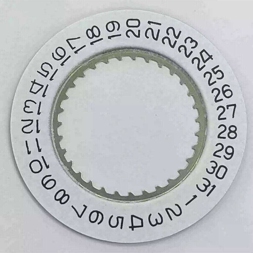White Date Disk Wheel Date Wheel Date At 3 Fit for Ronda 5040D 5030D Movement