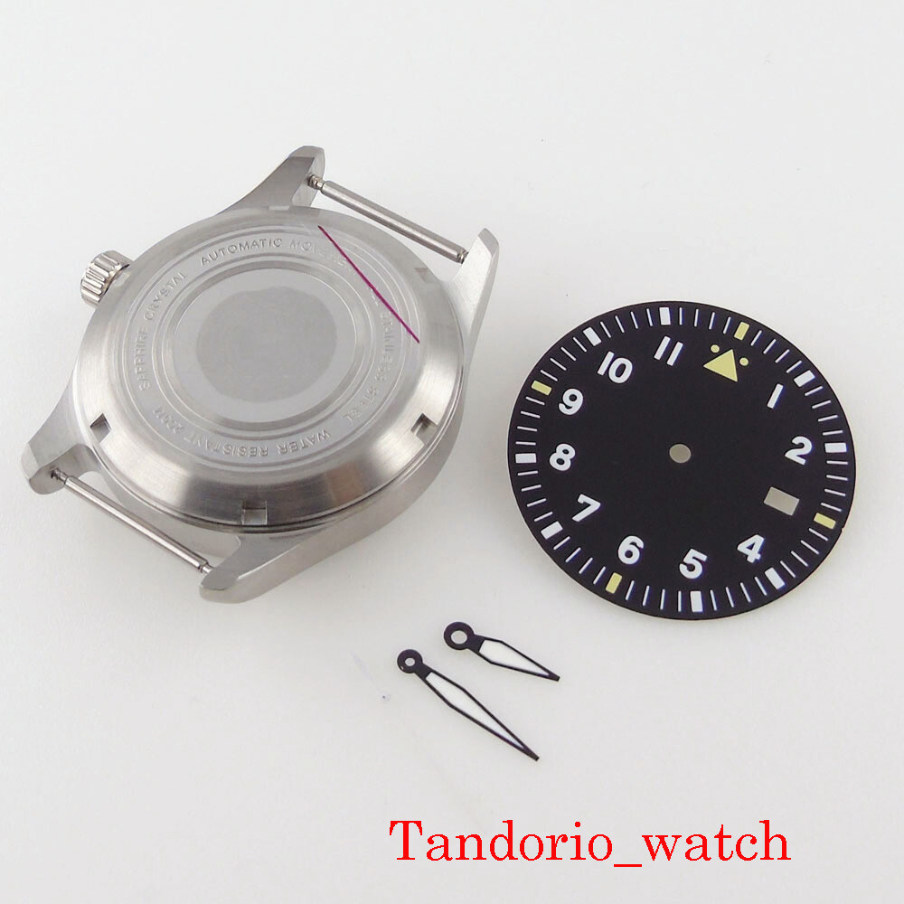 39mm Watch Case for NH35 Movement 200m Waterproof Luminous Dial Sapphire Crystal