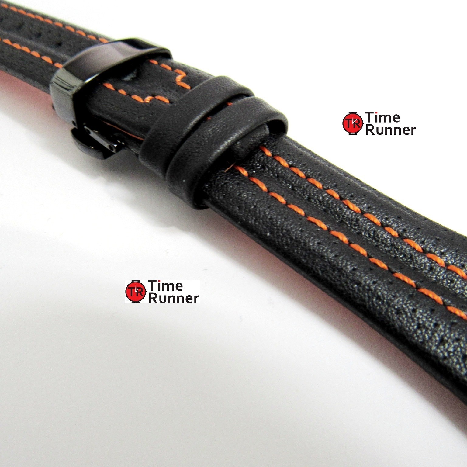 Seiko Sportura Leather Watch Band Replacement With PVD Clasp
