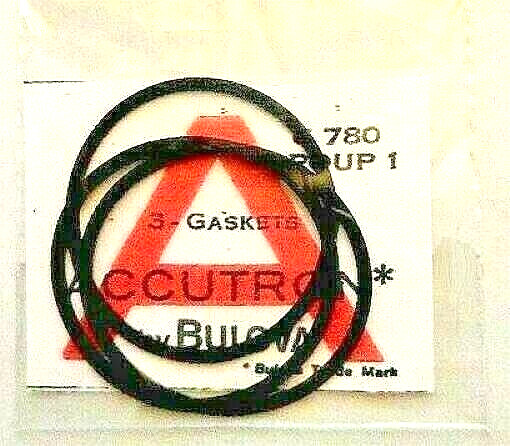 New Bulova Accutron 218 Genuine Watch Case Gaskets Part #G780