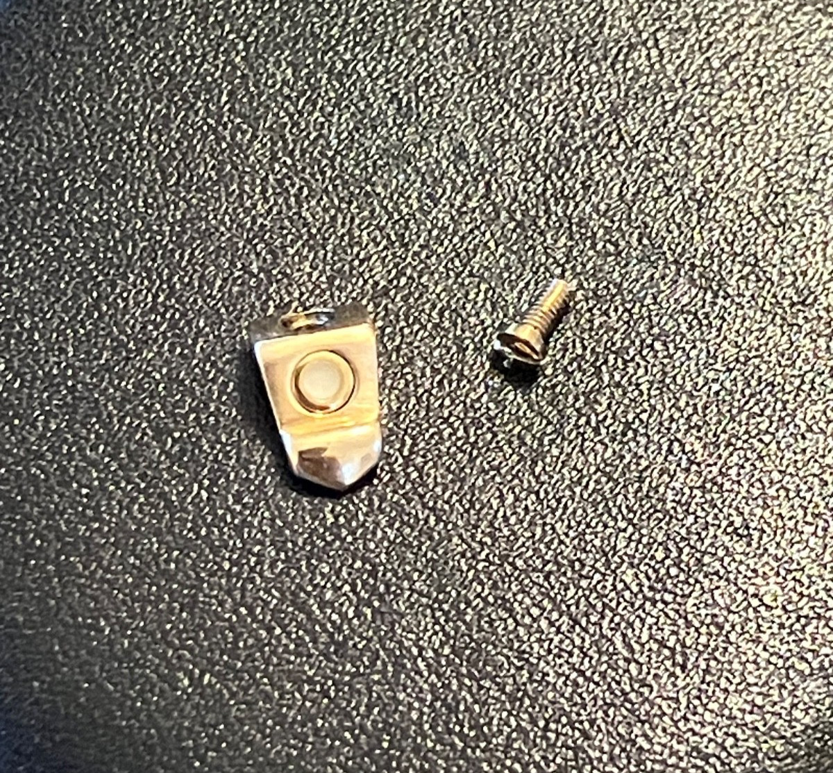 Breitling OEM Chronomat Watch 4.4mm 18k Yellow Gold Bezel Rider Marker Tab