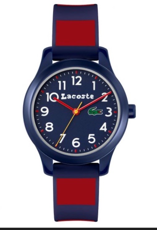 Lacoste Rider Kids’ Quartz Watch – TR90 Case – Rubber Strap Blue /Red/Yellow