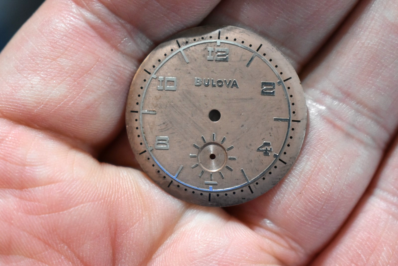 Vintage Bulova 26.88mm Pre-Owned Wrist Watch Dial lot.x