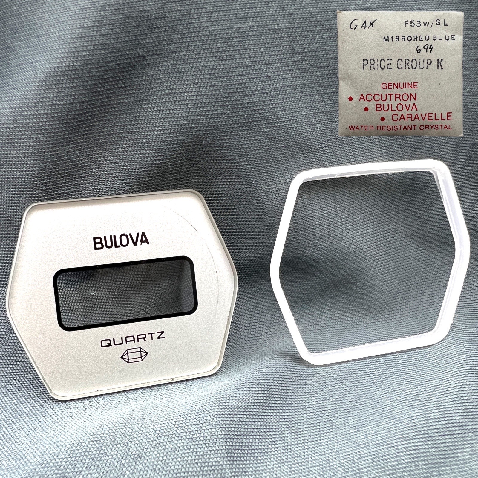 Bulova 3006.10 Quartz Watch Dial F53 Crystal w/ Gasket Digital Read!