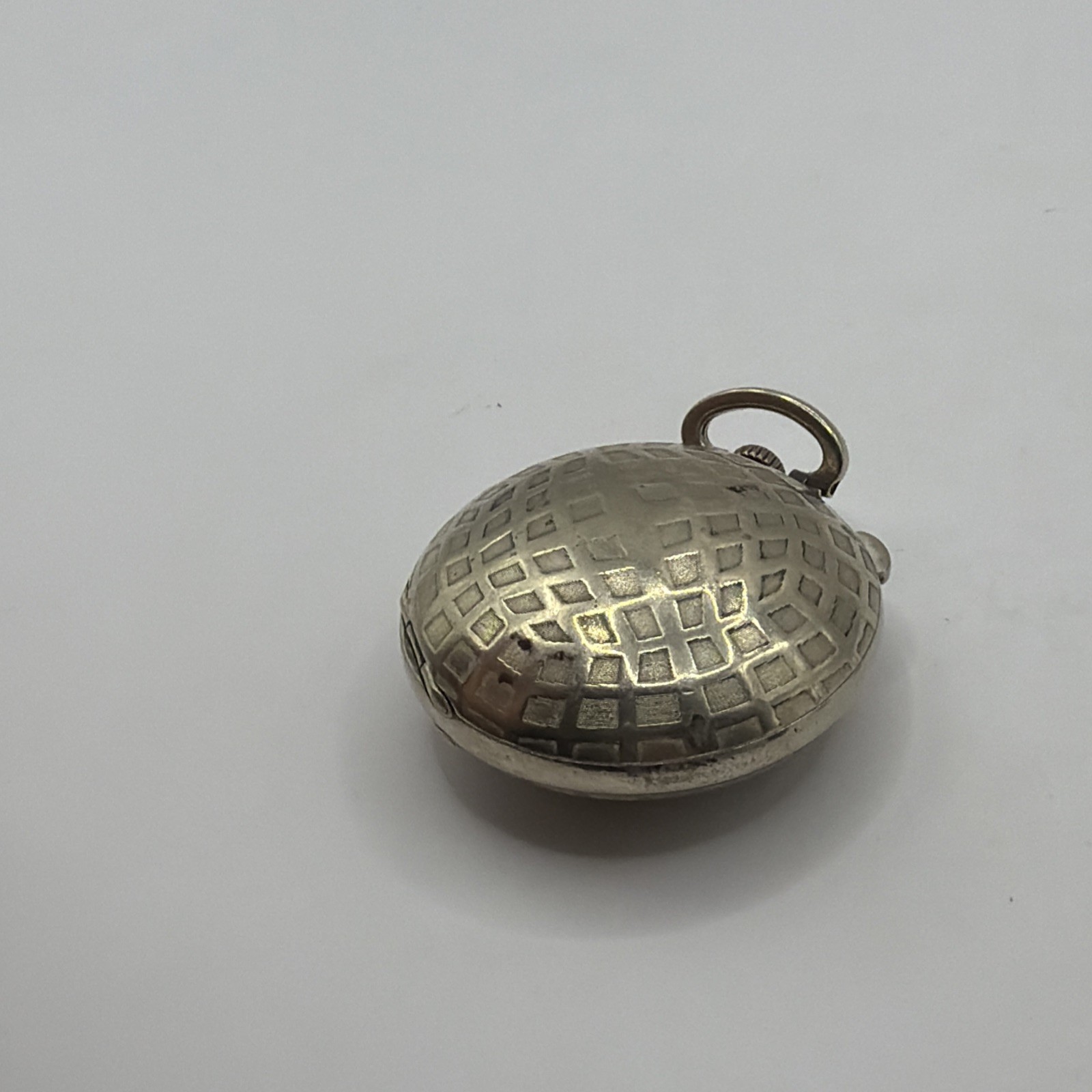 Antique Brevet USA Military Golf Ball Trench Pocket Watch Running 15 Jewels