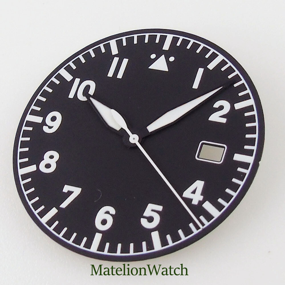 39mm Watch Case Fit NH35 NH35A Sapphire Glass 200M Waterproof +Dial+Hands