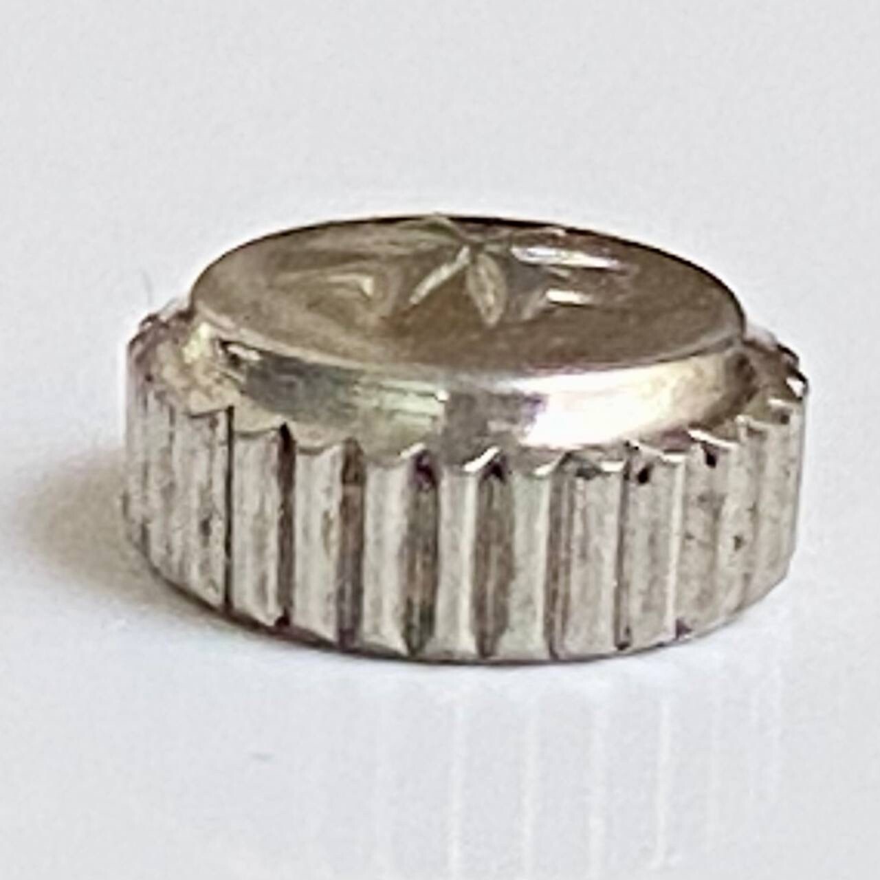 Silver Steel Vacheron Constantin VC Crown 6mm x 3mm, Tap 10 – Case Tube 2mm