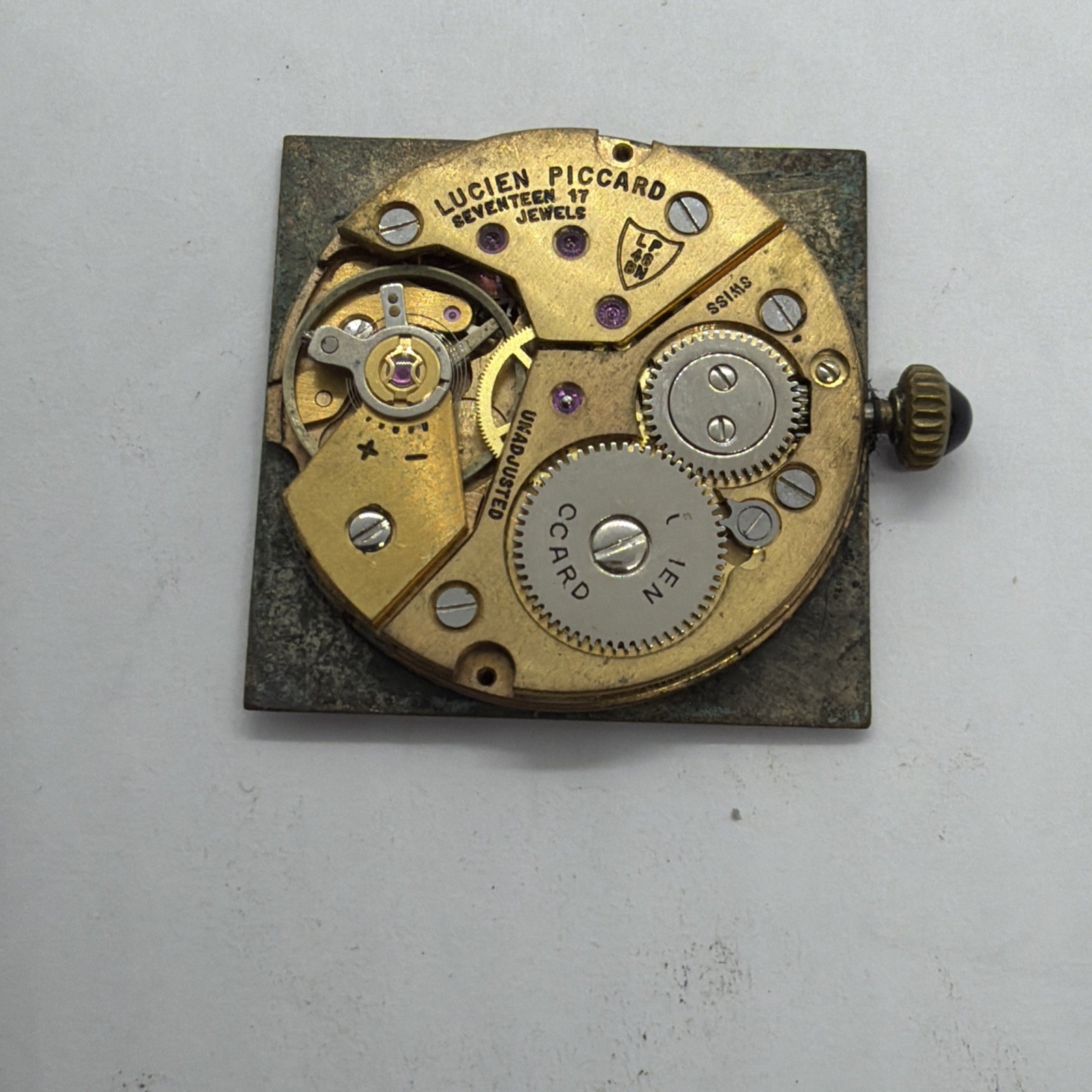 Vintage Lucien Piccard Men’s Watch Movement LP48 – 17 Jewels Runs (2)