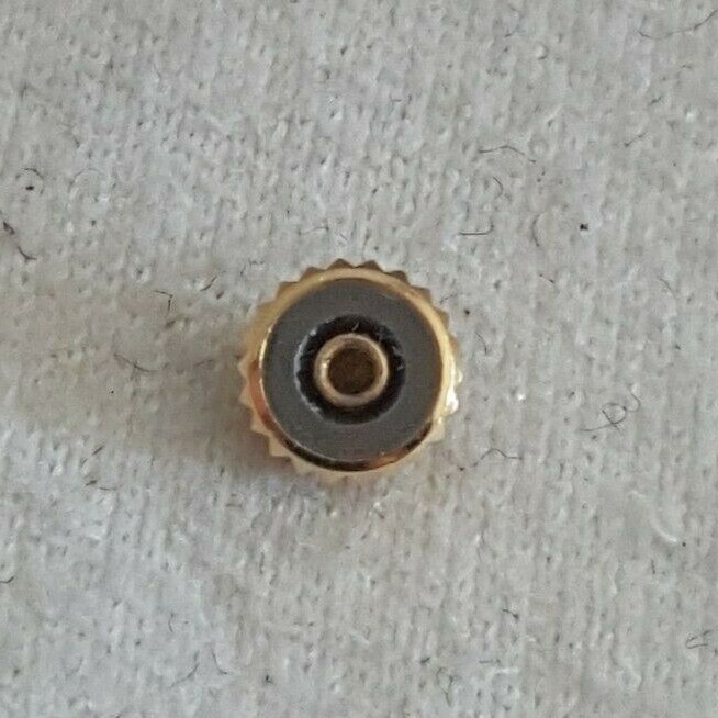 RADO Water Resistant Gold Plated Crown Part Number 48-596
