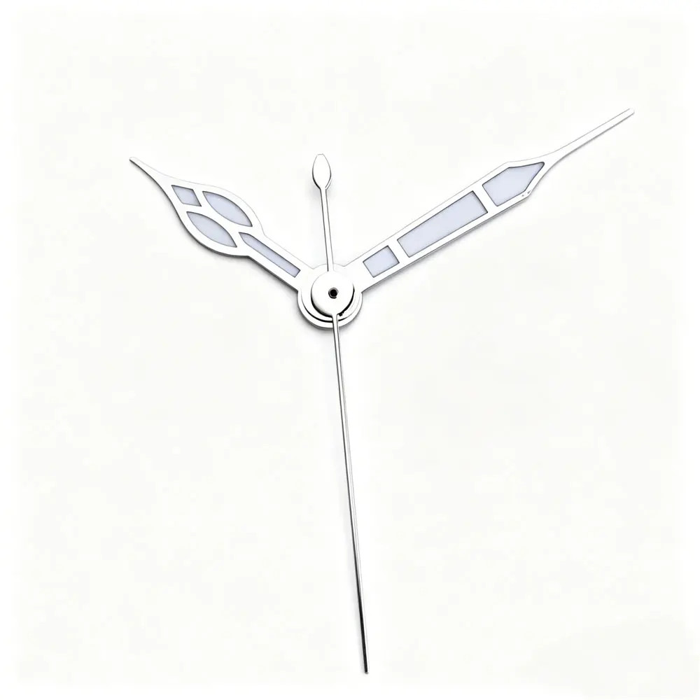 Luminous Silver Watch Hands Suitable For NH35 ETA 2824 Miyota 8215 VH31 Movement