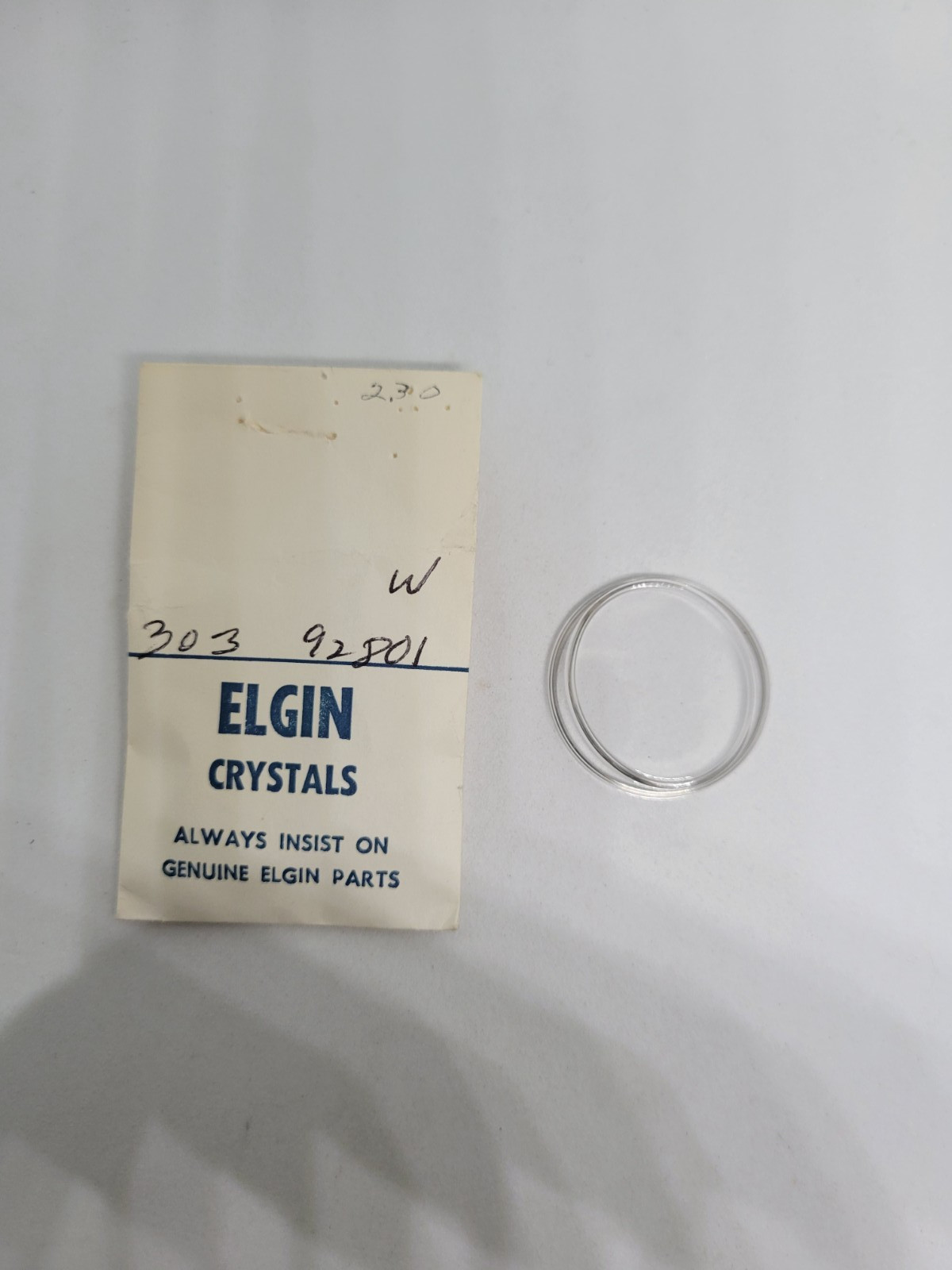 NOS Genuine Elgin Crystals and Gaskets multiple variations pick one