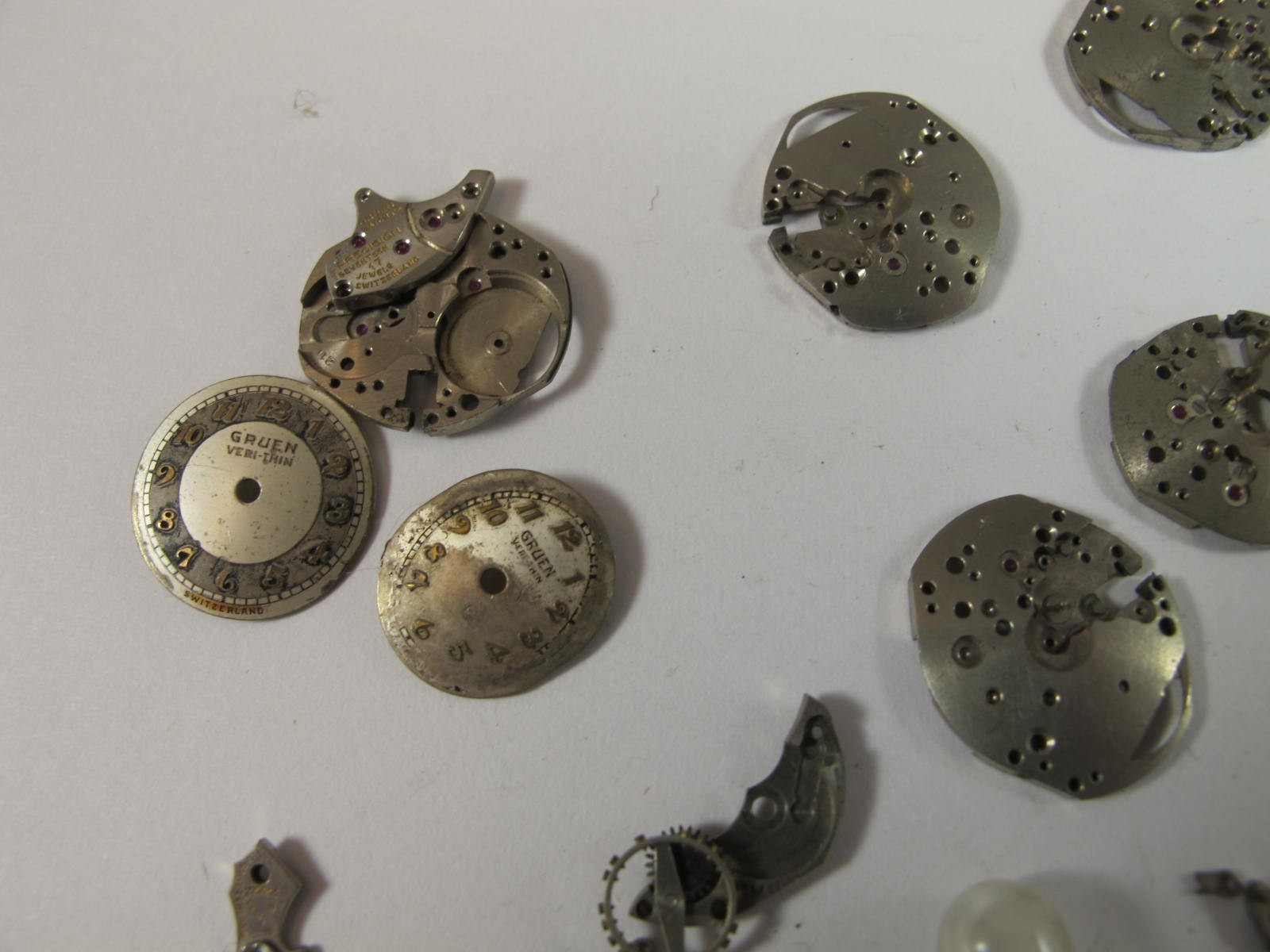 GRUEN CALIBER 215 216 WATCH MOVEMENT MATERIAL
