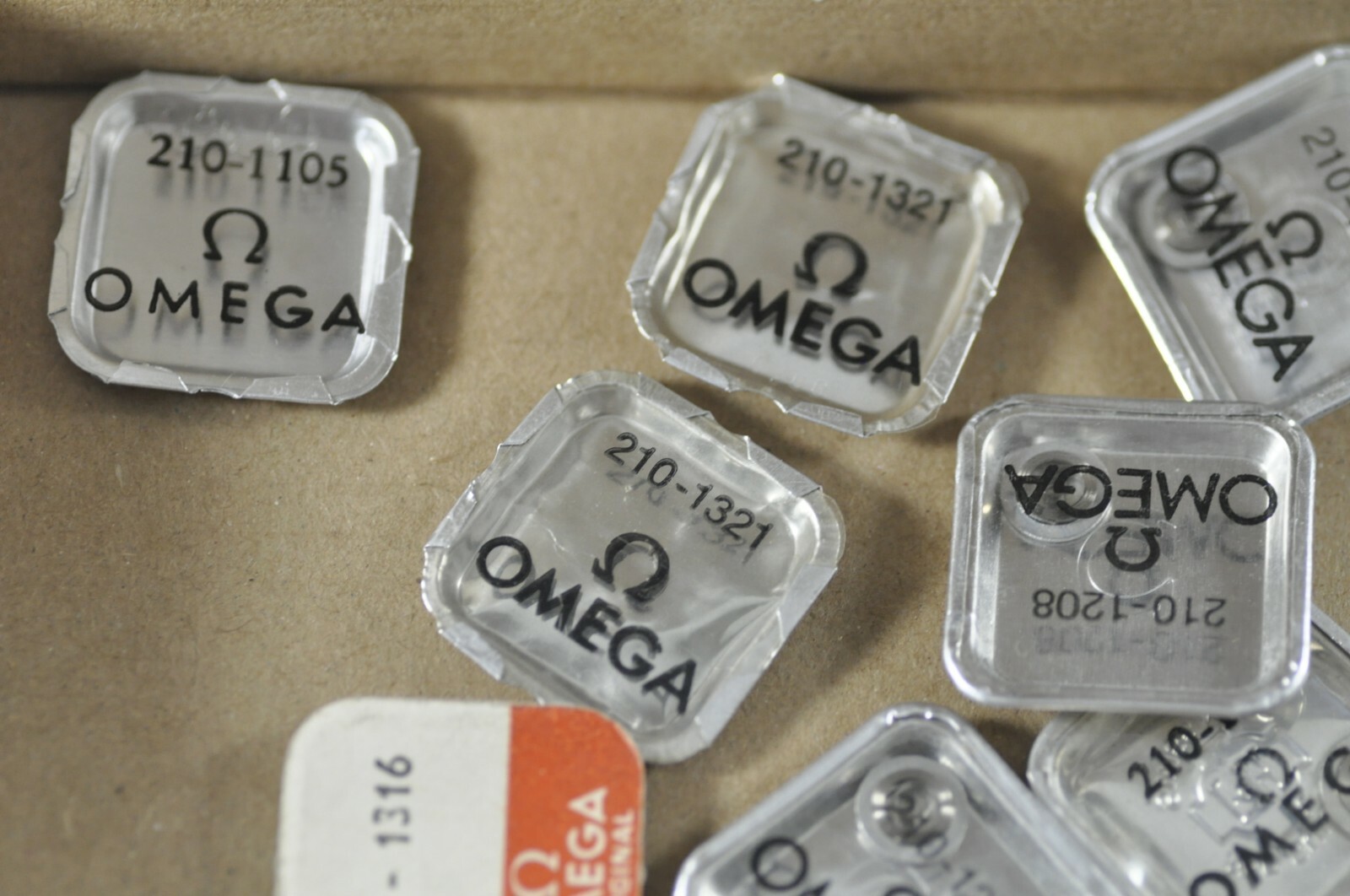omega watch movement 210 211 212 parts new in box