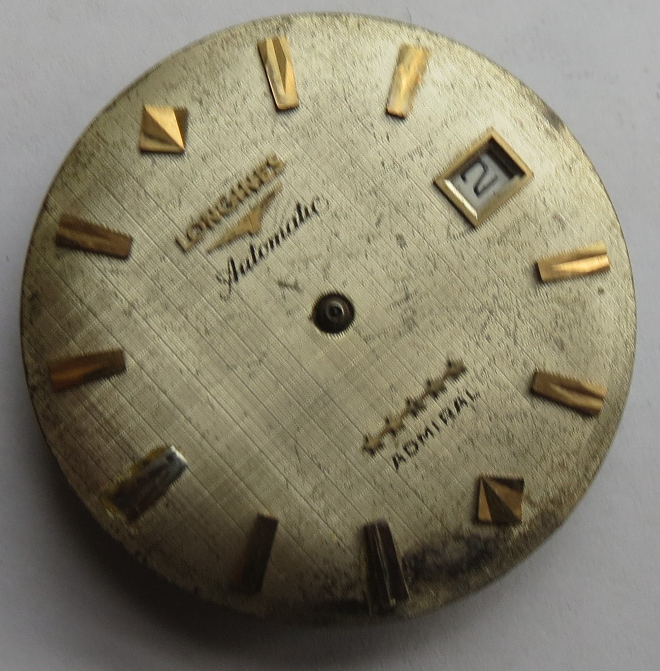 Longines Admiral automatic date mens wristwatch movement & dial cal. 506