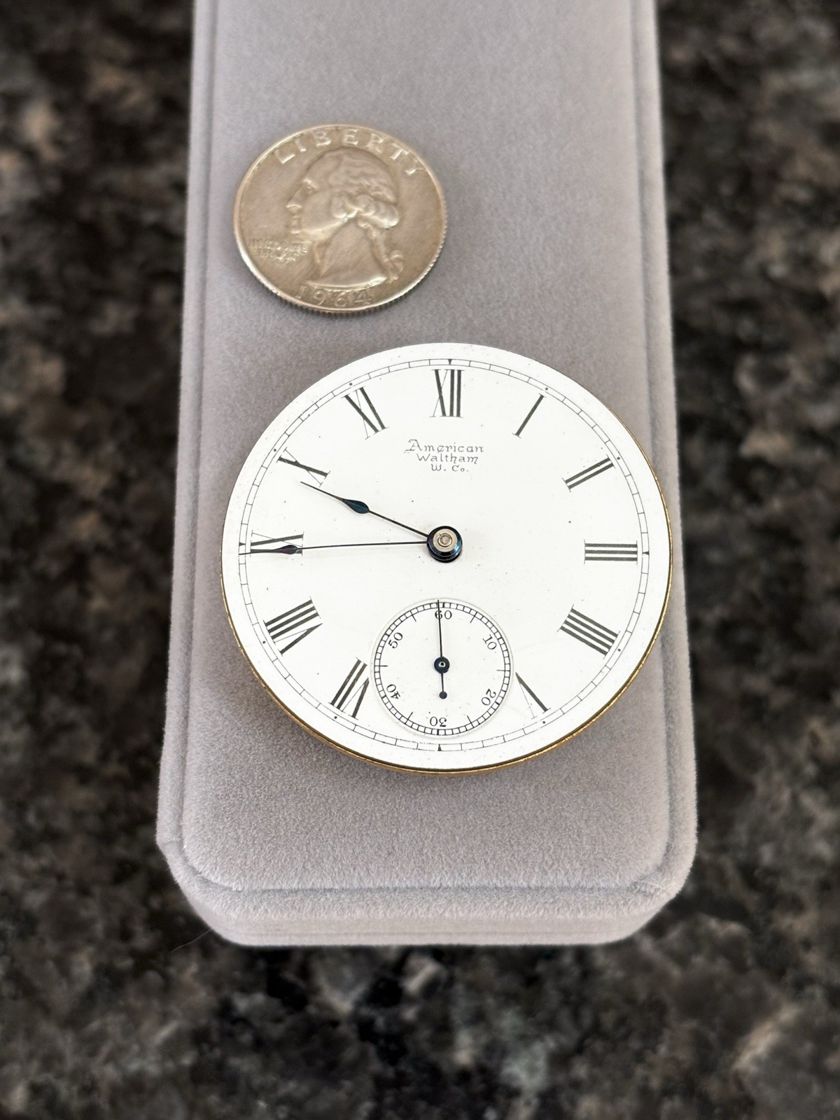 Antique Waltham Grade No. 3 Model 1883 Pocket Watch Dial & Movement 18s – Parts