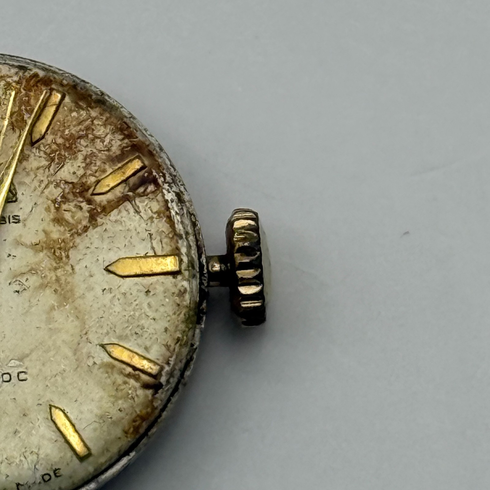 FHF 64 Watch Movement Herodia Ancre 17 Rubies Swiss Vintage Parts Repair 19.2mm