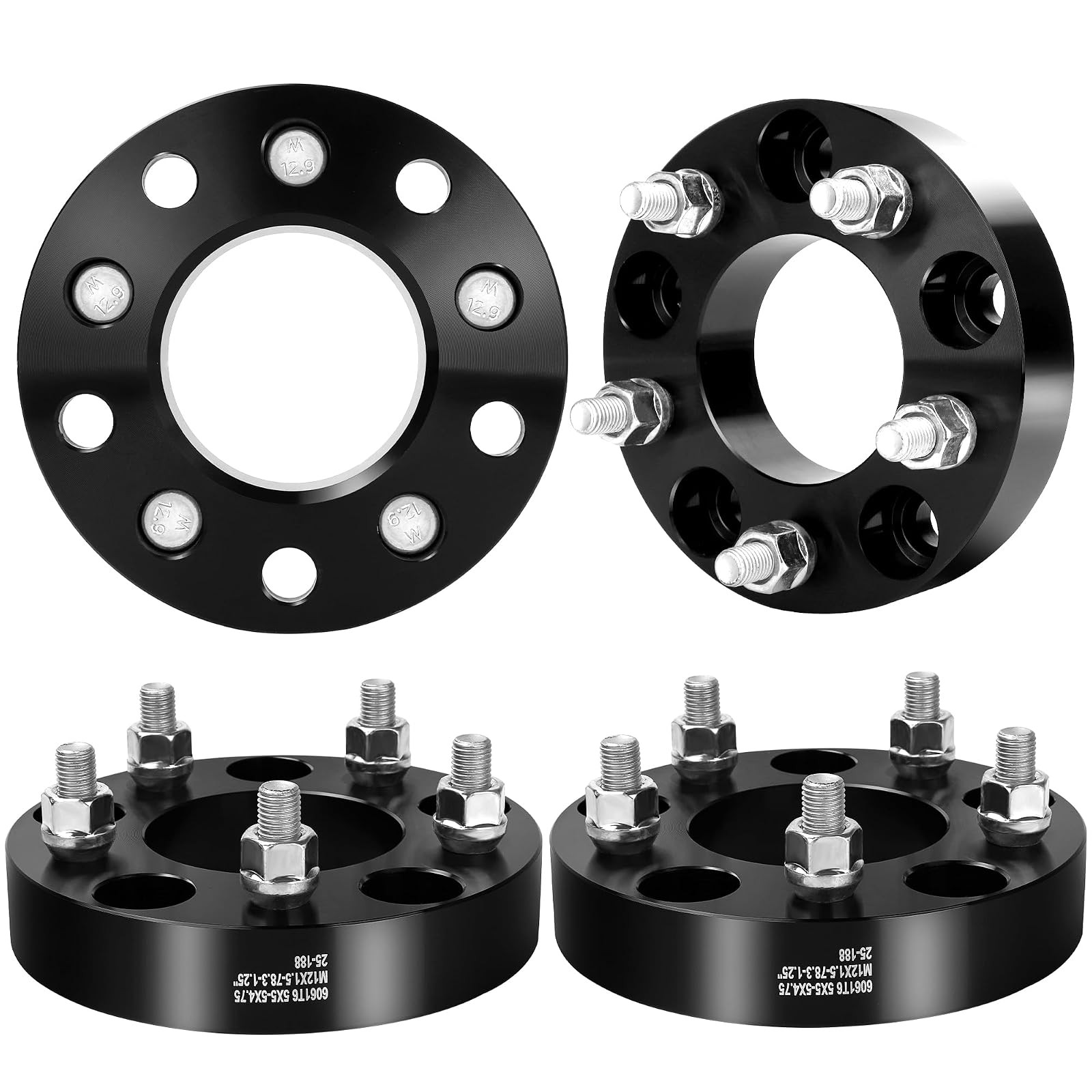 Wheel Adapter 1.25 Inch 5×127 to 5×120 4 Pcs