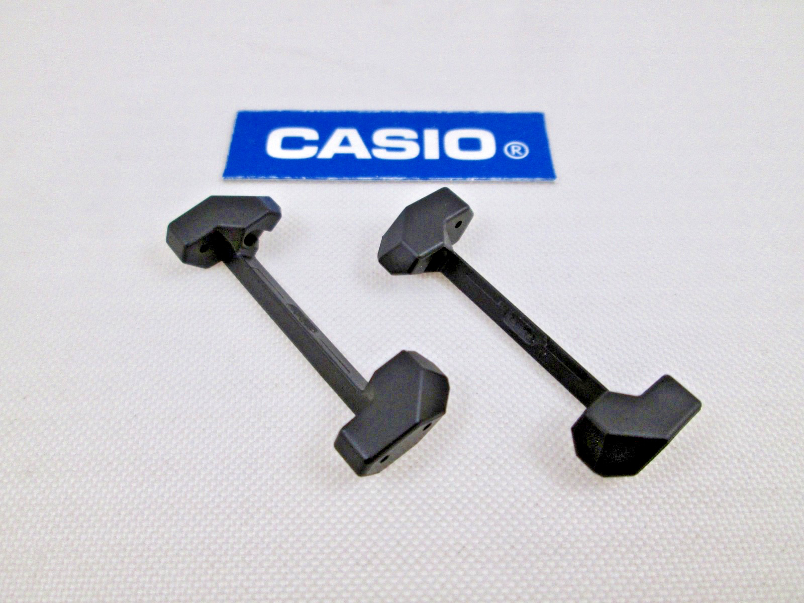 Casio G-Shock GA-2300 GA2300 black resin band cover / end pieces X 2