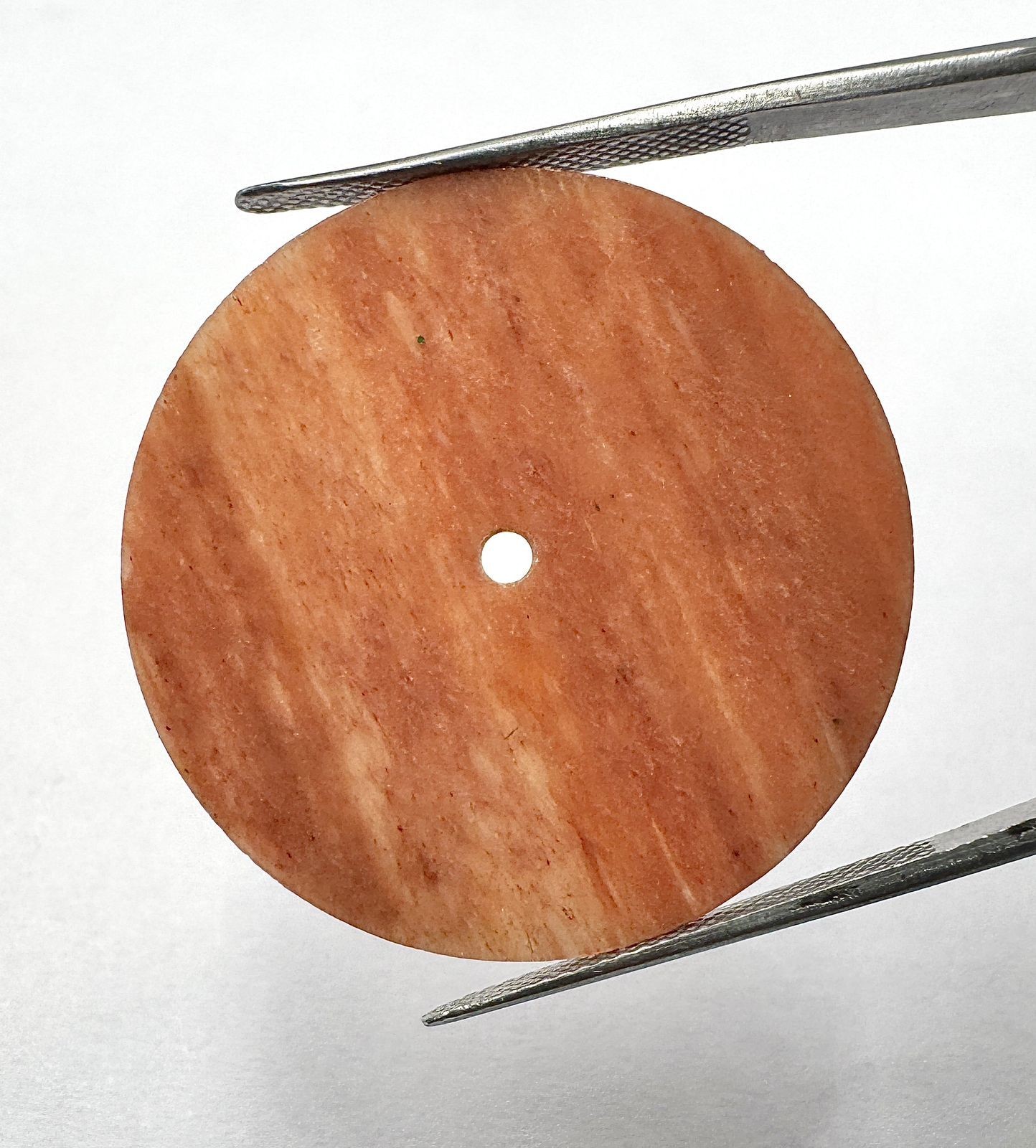 Red Jasper Watch Dial: 31.5mm One Sided Polished Gemstone Round Disk gmc1018w