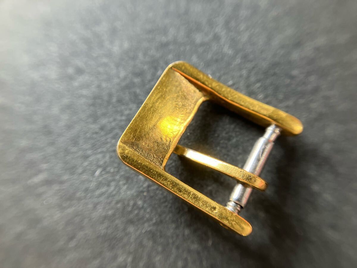 Genuine BURBERRY 10mm Pin Buckle GP (Gold Plated) Watch Part #638
