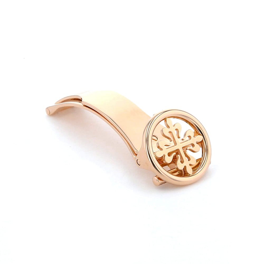 PATEK PHILIPPE Genuine D-buckle RG 0.6″ deployment buckle second hand