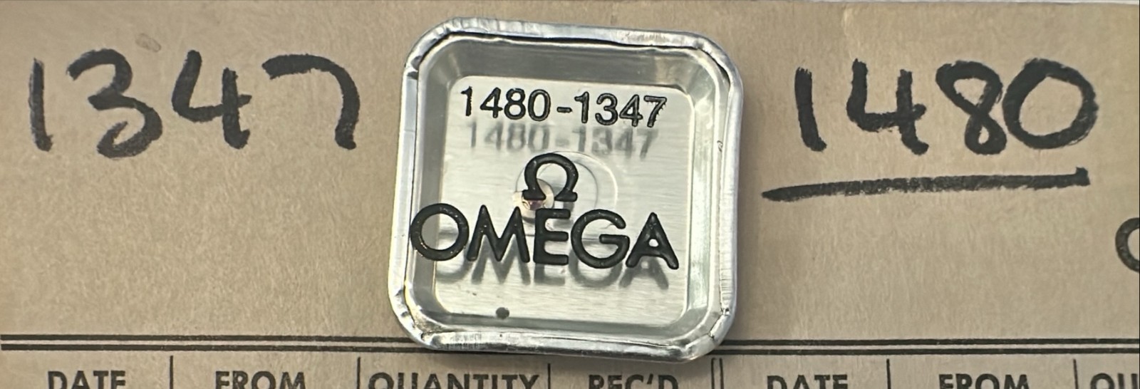 Vintage Original Omega Incabloc upper Balance Part #1347 Many Calibers Available