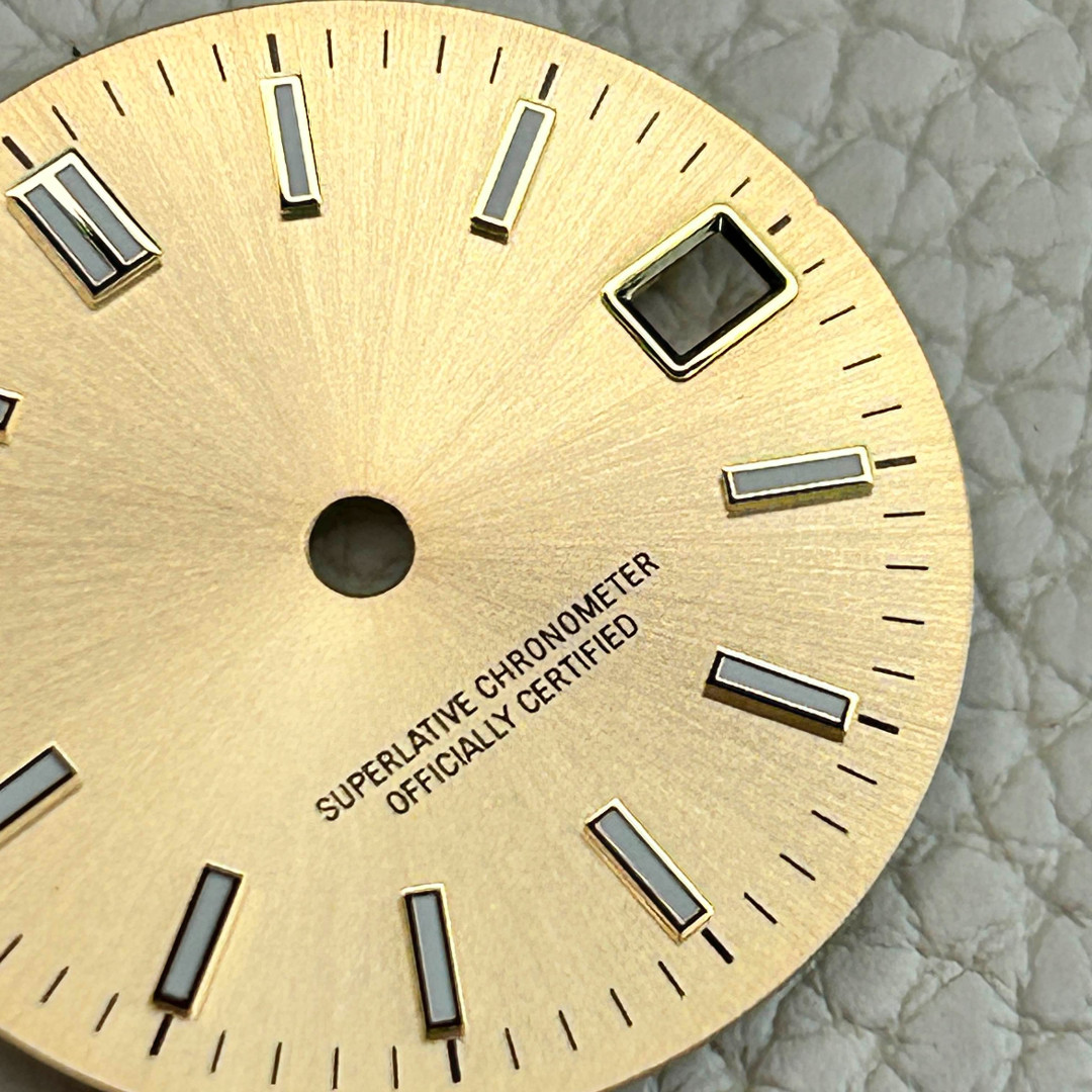 29mm Watch Dial For NH35 NH36 Movement Green Luminous Sun Burst Faces