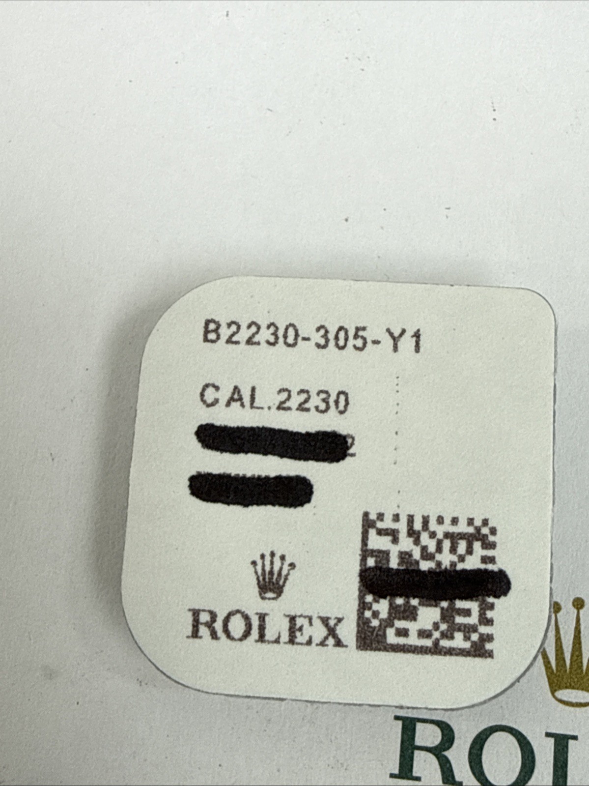 GENUINE Authentic Rolex 2230 2235 305 Ratchet Wheel, New Factory Sealed