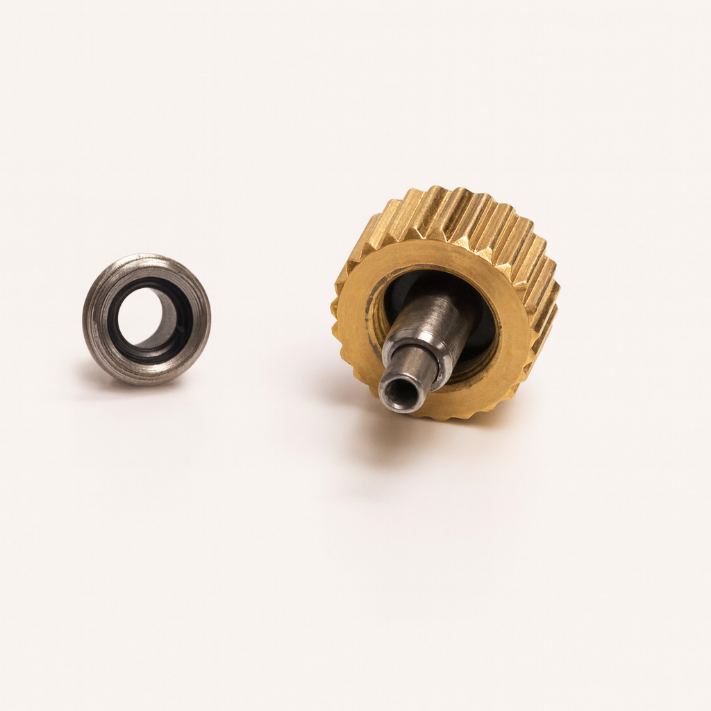 Gold Screw Crown | 5.4mm – Universal Fit | Luxury Watch Repair Part