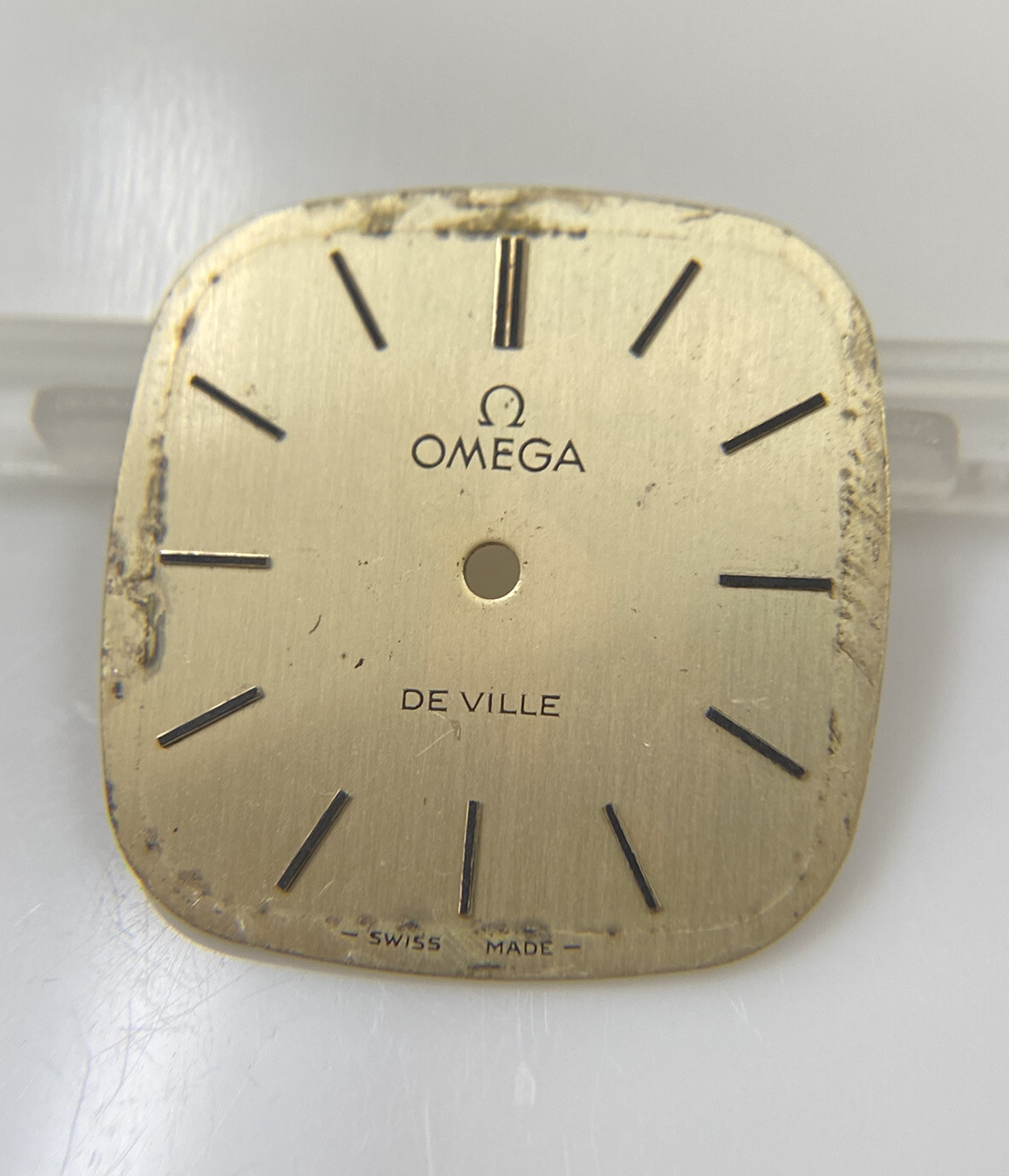 Original Vintage Omega De Ville Cal.483 Gold 21.5mm Watch Dial