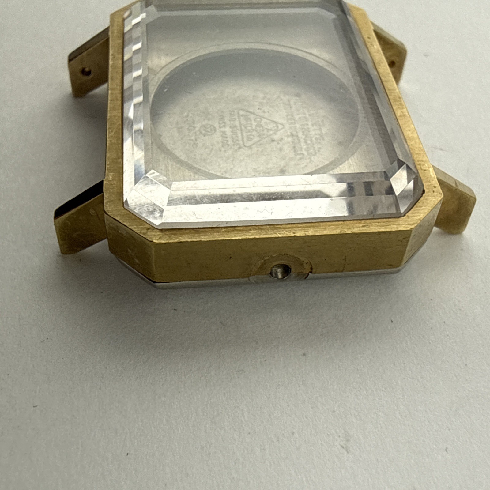 NOS Omega 32mm Gold Plated Watch Case 511.0379 W/ Crystal – New Old Stock