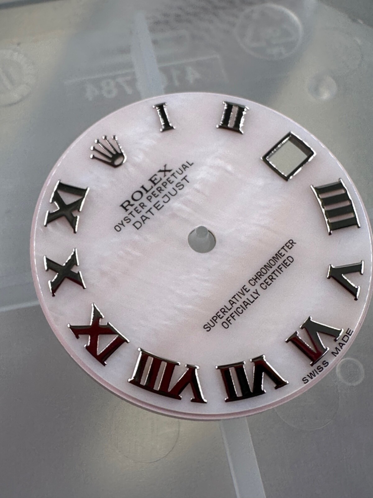 Genuine Rolex Datejust 31mm Pink Mother-of-pearl Roman Dial