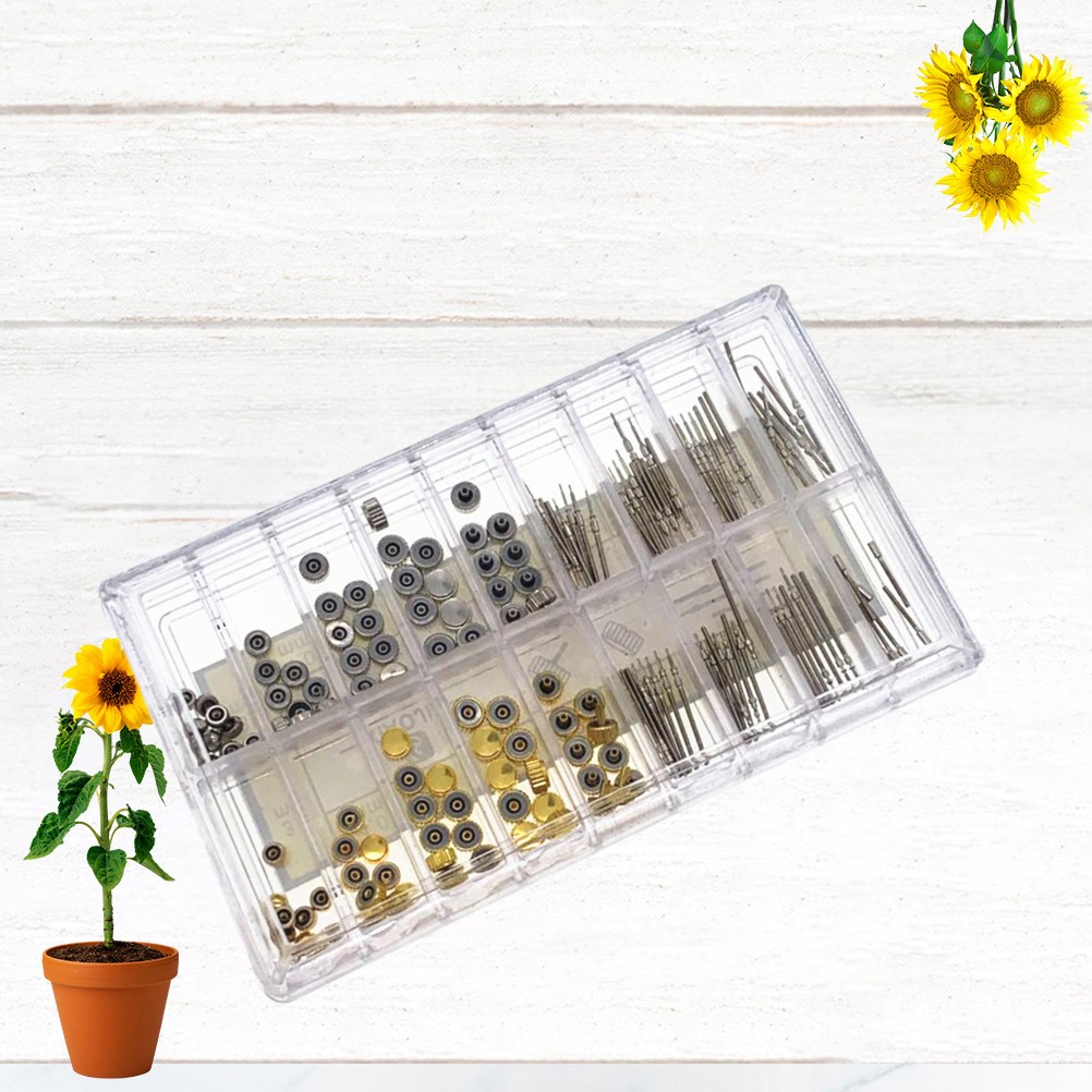 170Pcs Watch Spring Bar Repair Kit with Assorted Colors and Watch Tubes