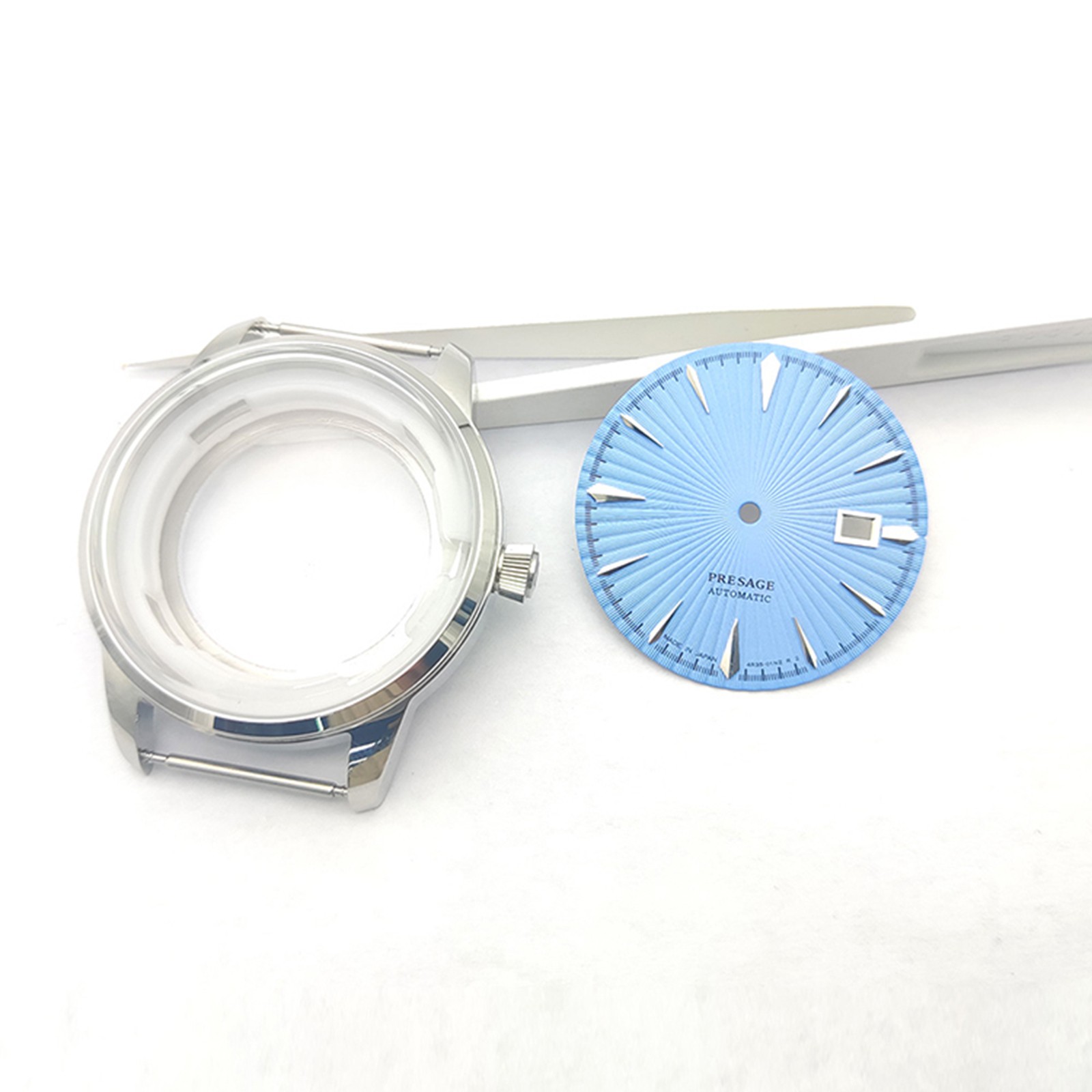 40mm Steel Watch Case Accessories for NH35A/NH36A/4R/38 Movement