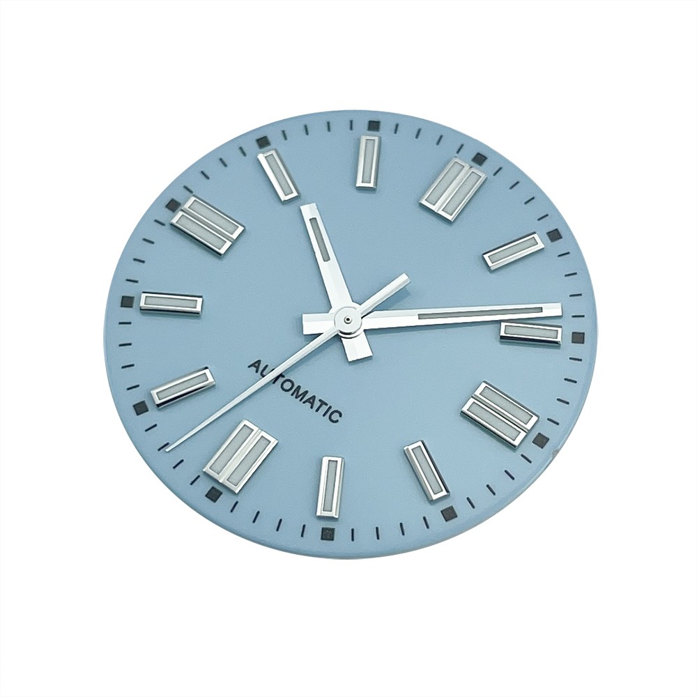28.5mm Lacquered Watch Dials and Hands for NH38A NH38 with BGW9 Lume No Date