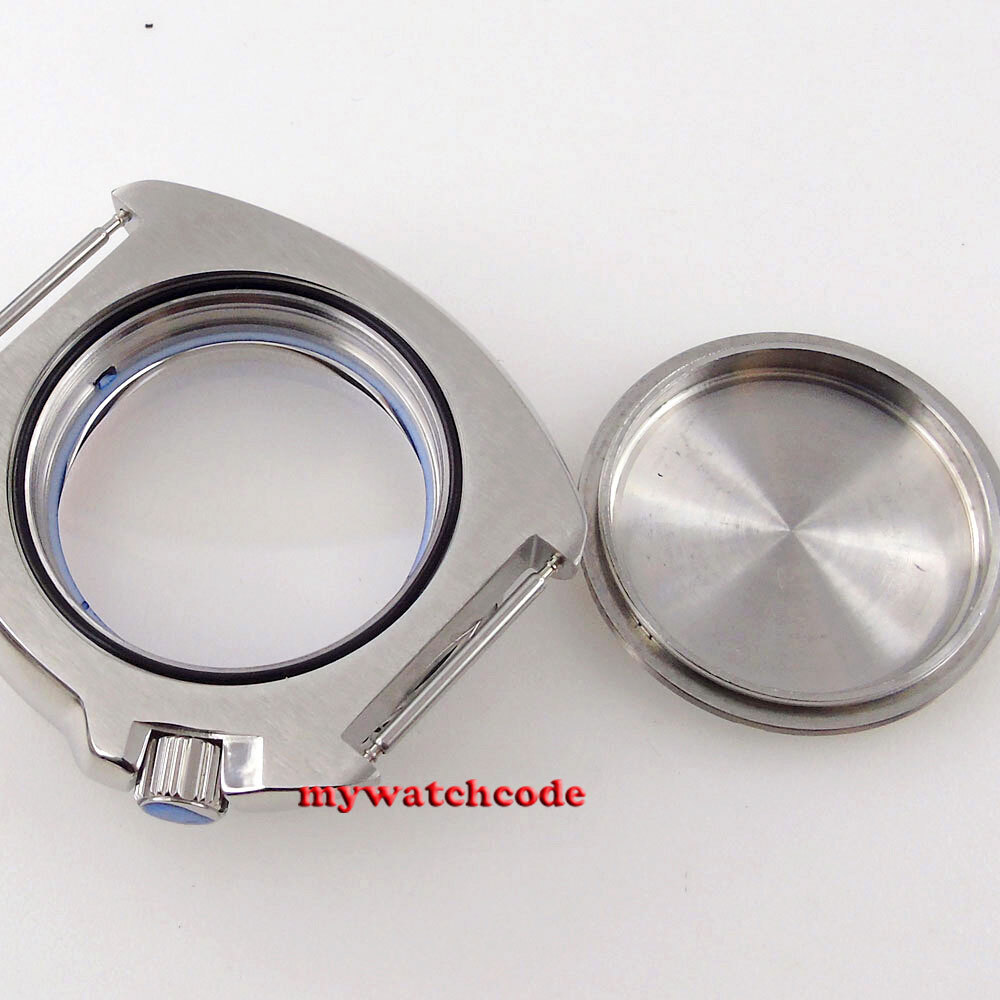 43mm Sapphire glass automatic Turtle Watch Case Fit NH35 NH36 Movement